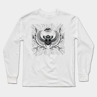 scarab and eye Long Sleeve T-Shirt